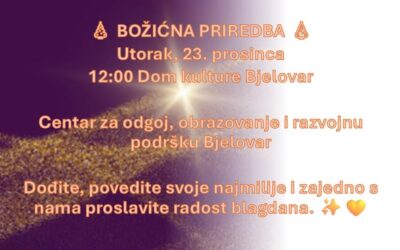 Božićna priredba – najava